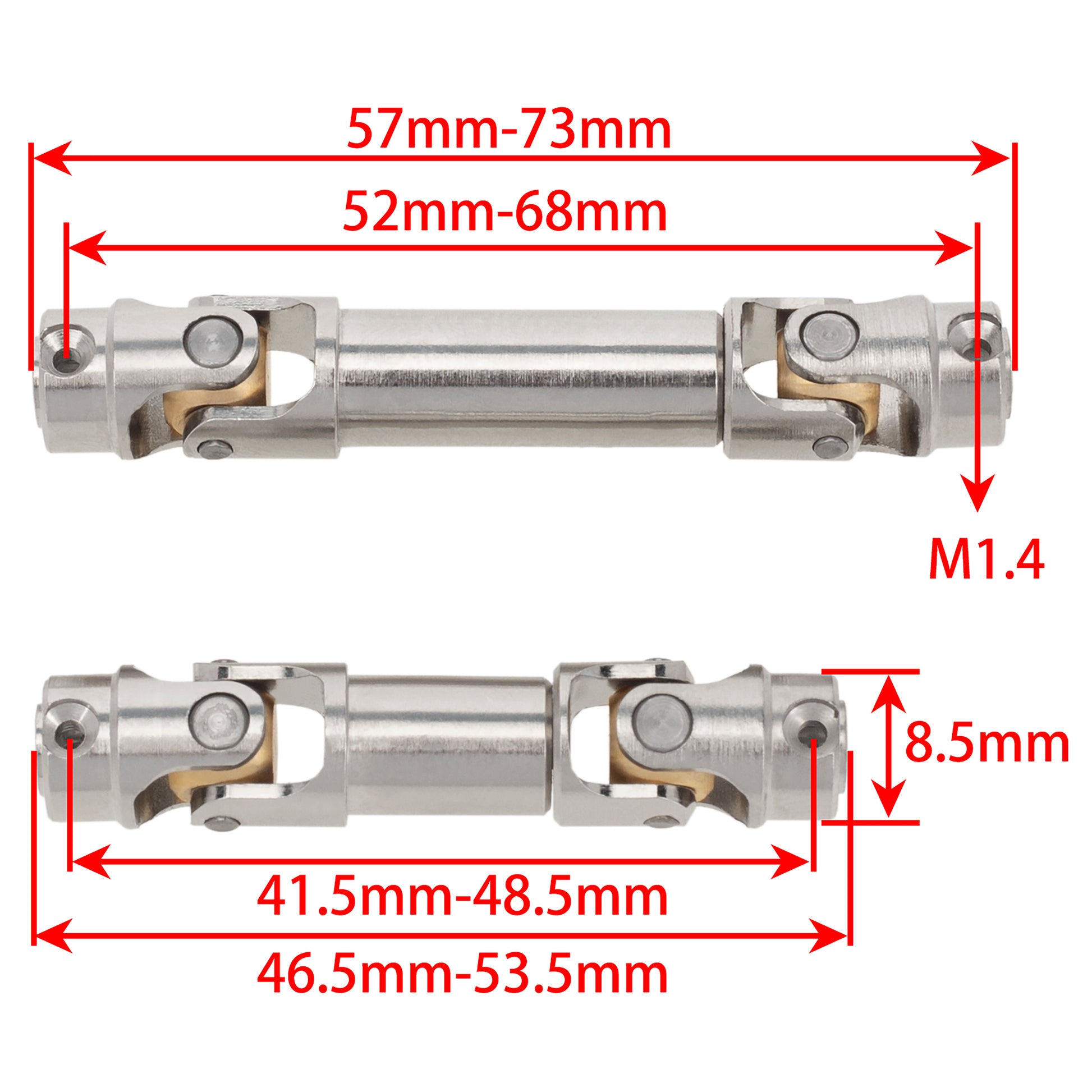 Steel Heavy-duty Drive Shaft V2 Size for TRX4M