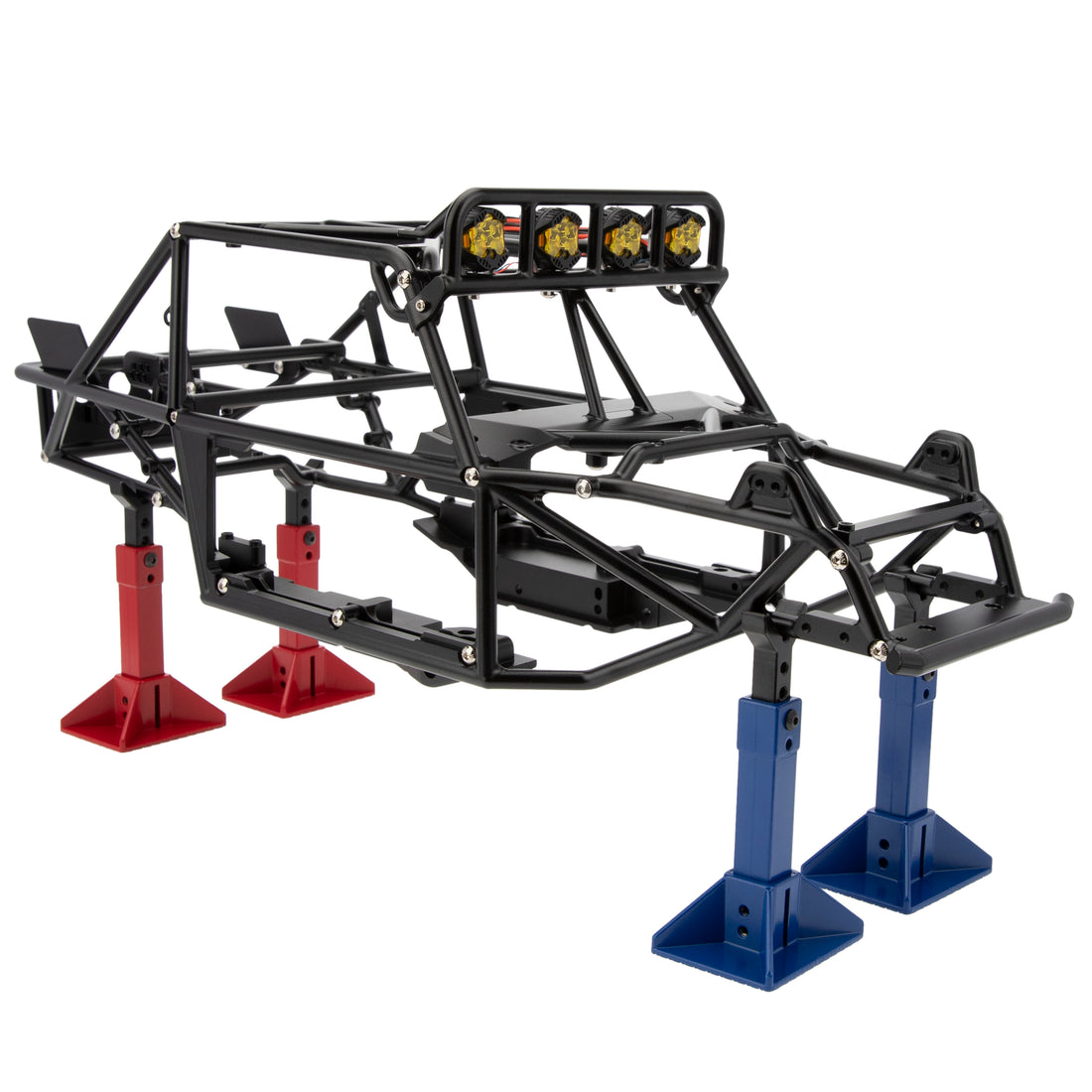 MEUS Racing Aluminum Frame Cage with Roof Lights for 1/10 Vanquish H10 OPTIC RC Crawler