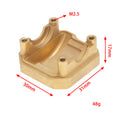 Brass AR44 Diff Cover Size for SCX10 