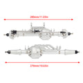Silver Metal Front Rear Axles size for 1:10 Axial Wraith