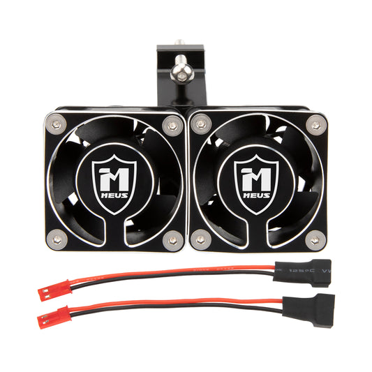 RC Motor Cooling Fan Heatsink with cable black