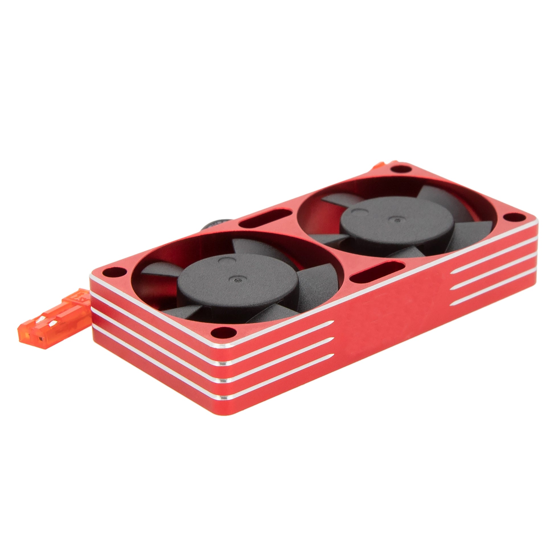 Red RC Motor Dual Cooling Fan Heatsink 25000 RPM 