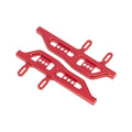 Red SCX24 frame metal side pedals