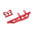 Red SCX24 frame metal side pedals