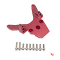 Red Aluminum Front Bulkhead for Losi 1/18 Mini-T 2.0 2WD