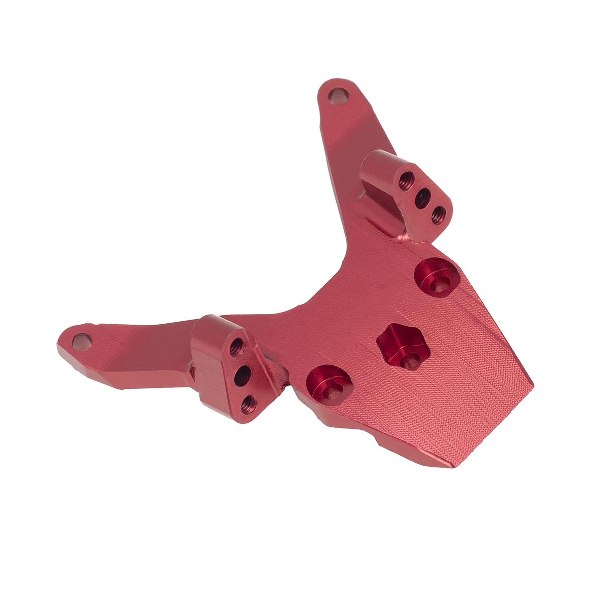 Red Aluminum Front Bulkhead for Losi 1/18 Mini-T 2.0 2WD