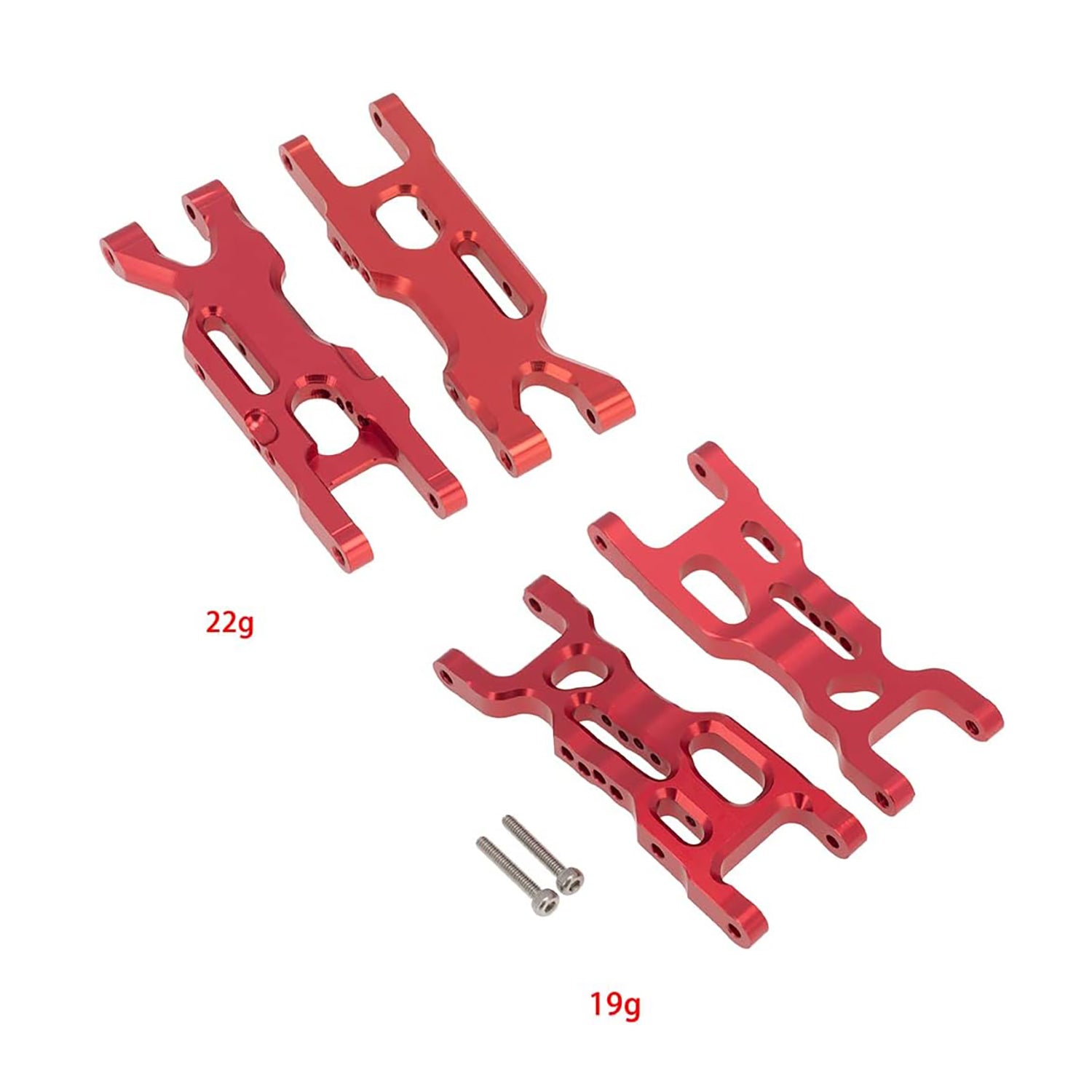 Red front and Rear Suspension Arms
