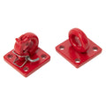 Red Metal Rescue Buckle Simulation Tow Hook for 1/10 RC Car