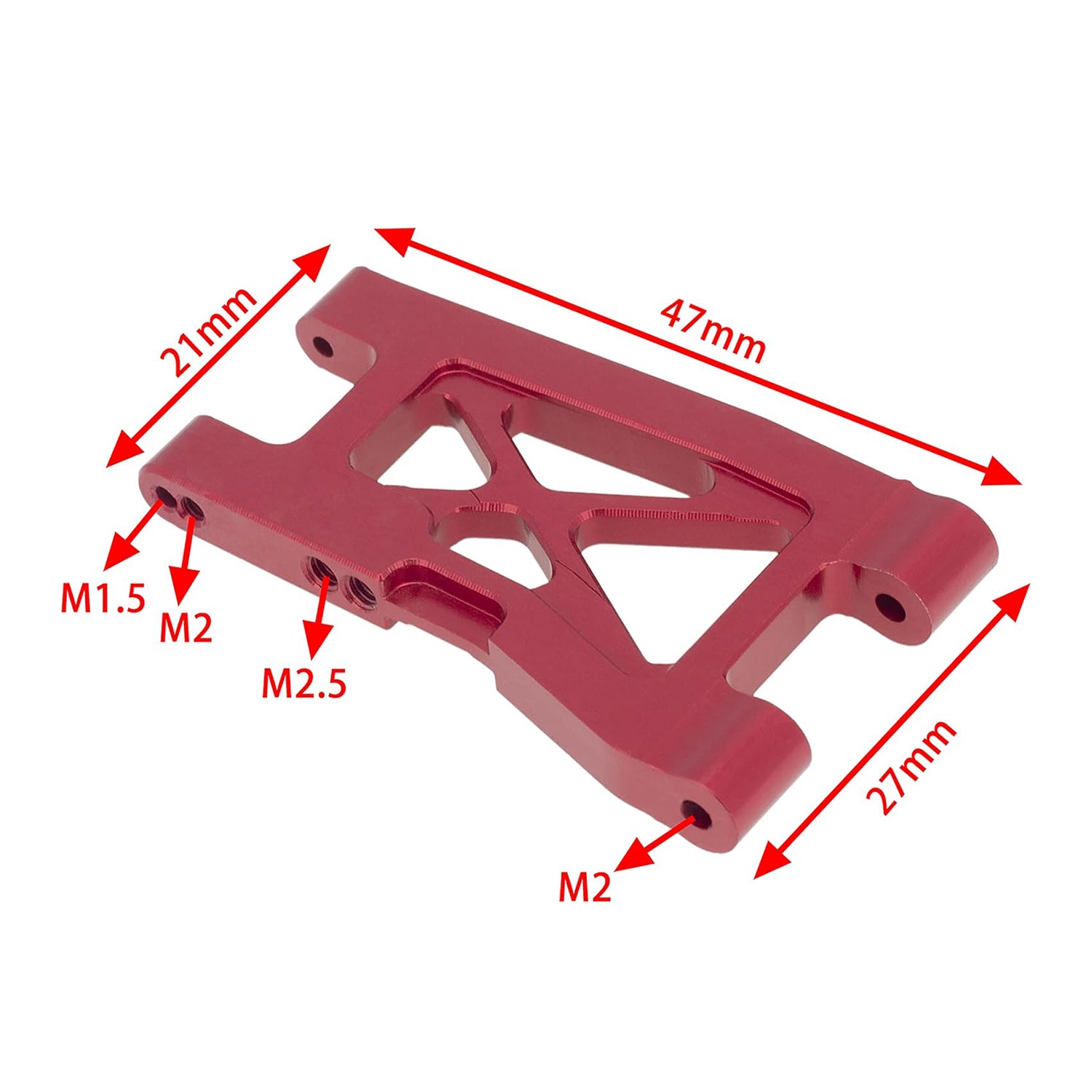 Red Front & Rear Suspension Arm for 1/18 LaTrax