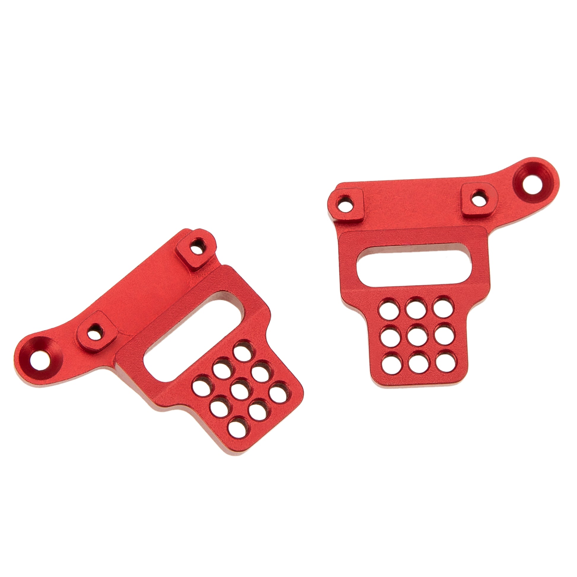 Red Aluminum Multi-hole Shock Mount for TRX4M Bronco Defender