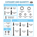 Bushings Bearings Screws 236pcs Kit for Redcat Ascent-18