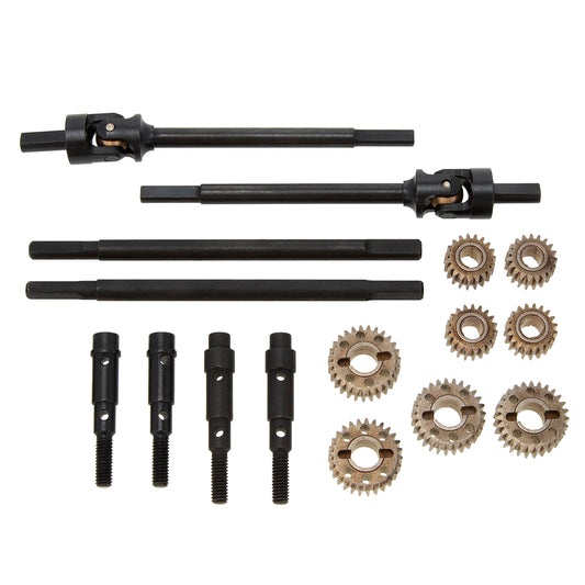#45 Steel Scx10 Nylon Axle Front And Rear Universal CVD Gear