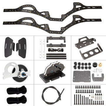 SCX10 LCG Carbon Fiber Chassis Frame Kit 