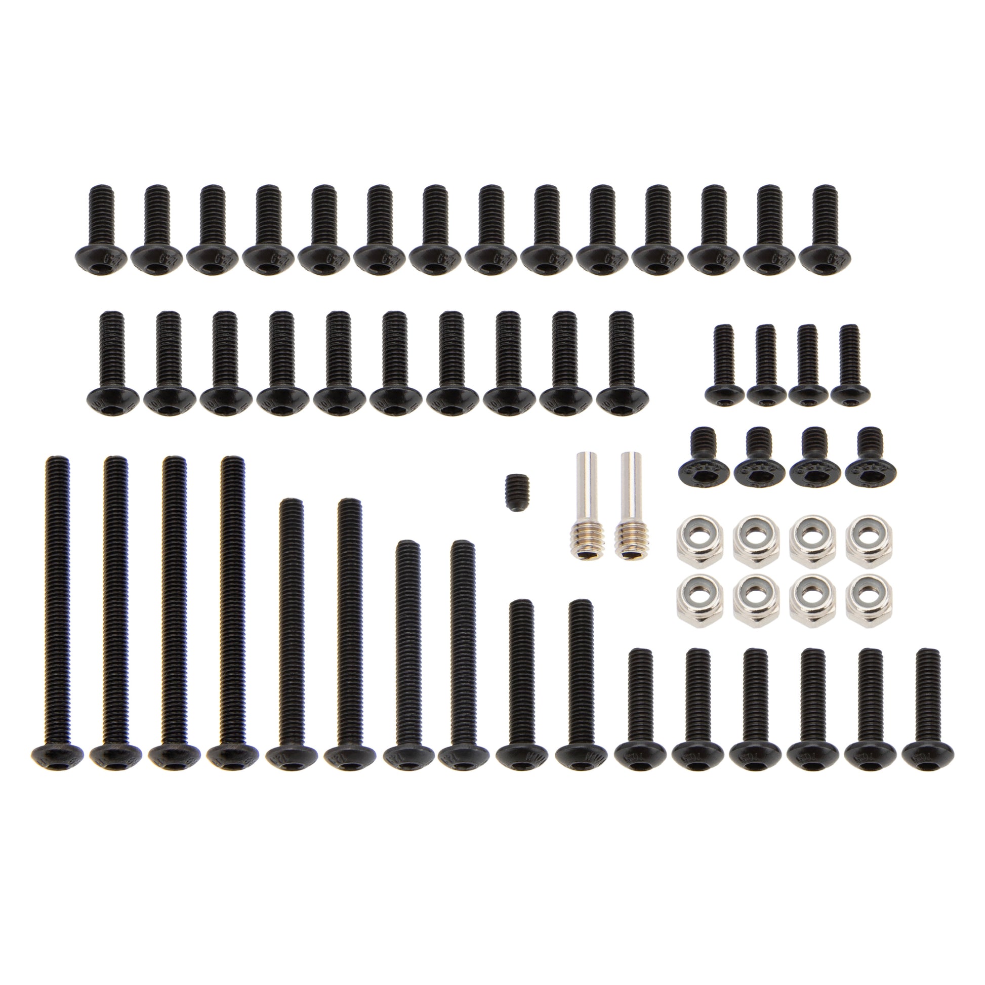 SCX10 LCG Carbon Fiber Chassis Frame Screw Kit 