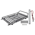 Luggage Carrier Roof Rack with LED Light Bar for Axial SCX10