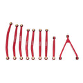 Red SCX24 C10 Bronco Wrangler chassis links