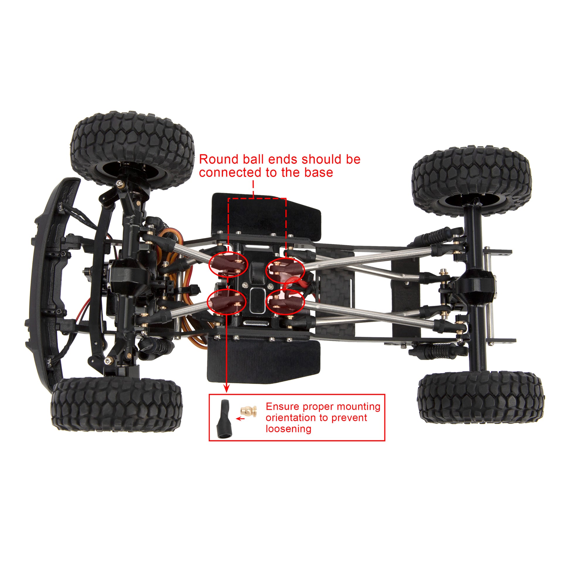 SCX24 Chassis links