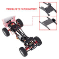 Carbon Fiber LCG Chassis frame with 2 ways to fix the battery