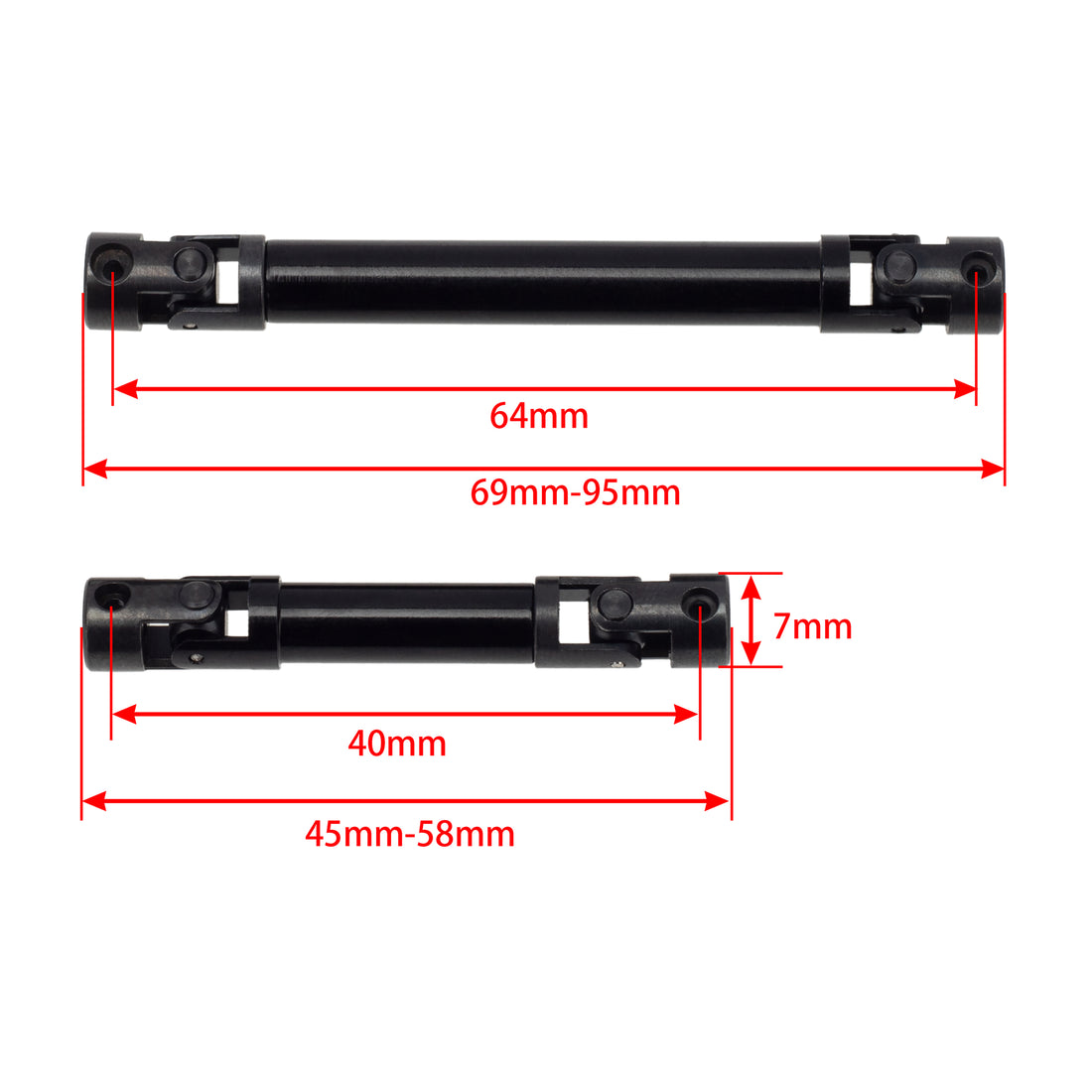 SCX24 Gladiator drive shafts