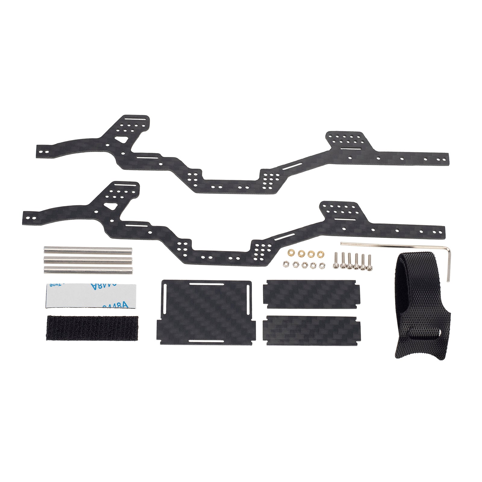 SCX24 Carbon Fiber LCG Chassis Kit