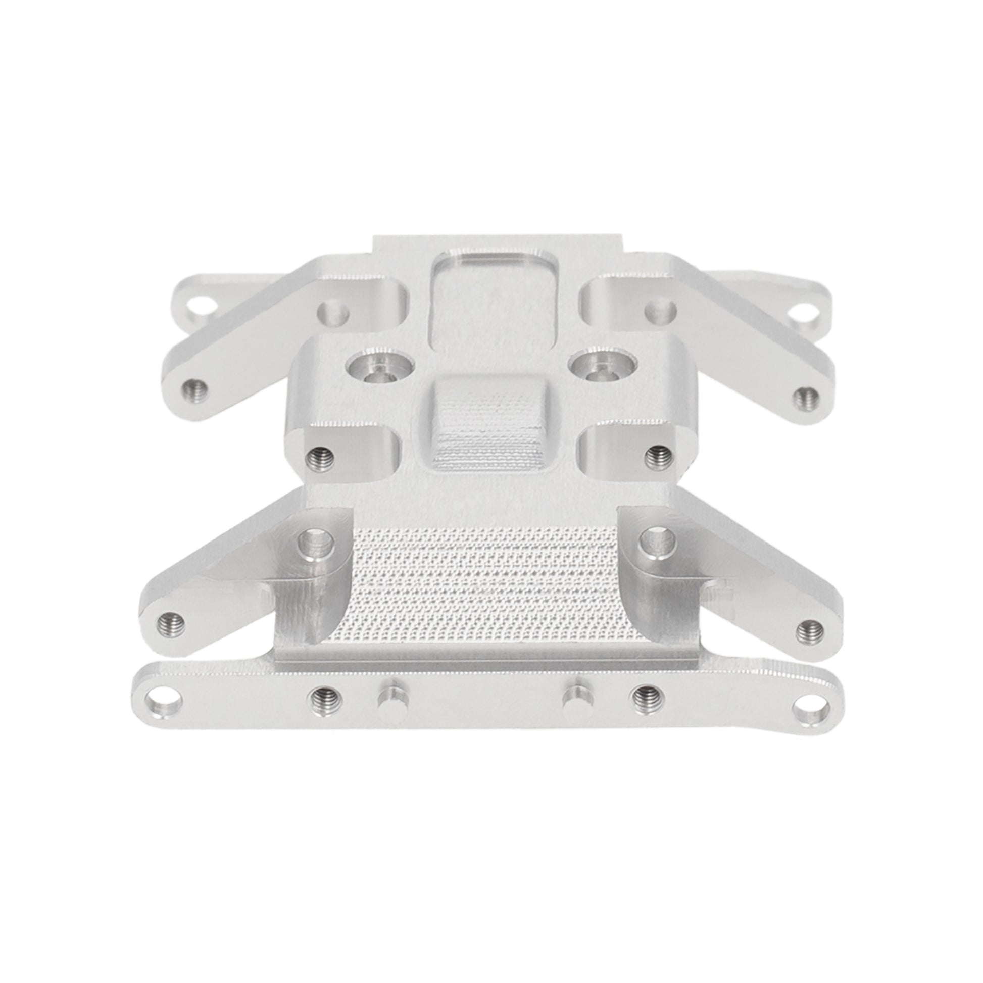 Silver Center Transmission Skid Plate for Axial SCX24 90081