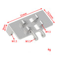 Silver Meus Racing ES08MA II Servo  Mount Size for SCX24