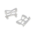 Silver SCX24 frame metal side pedals