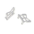 Silver SCX24 frame metal side pedals