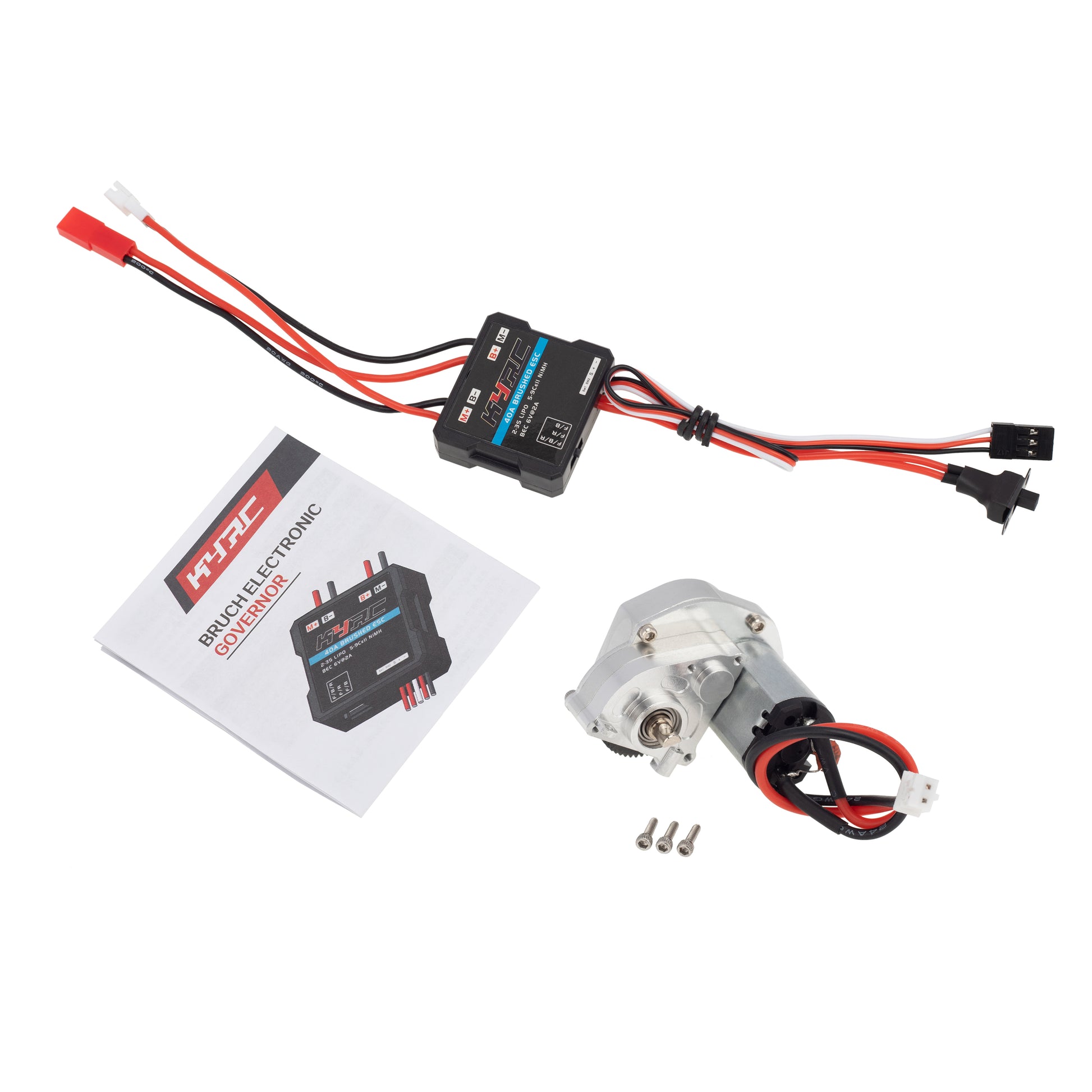 Red SCX24 Transmission motor kit