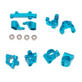  Blue Steering Knuckle C-Hubs Bellcranks Set