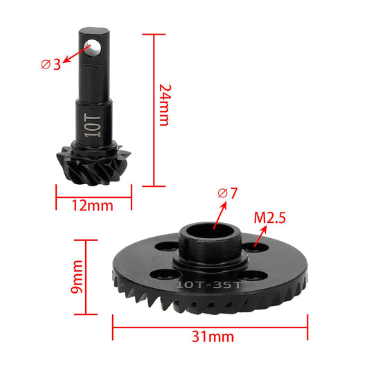 10T/35T underdrive gear for TRX-4 and TRX-6