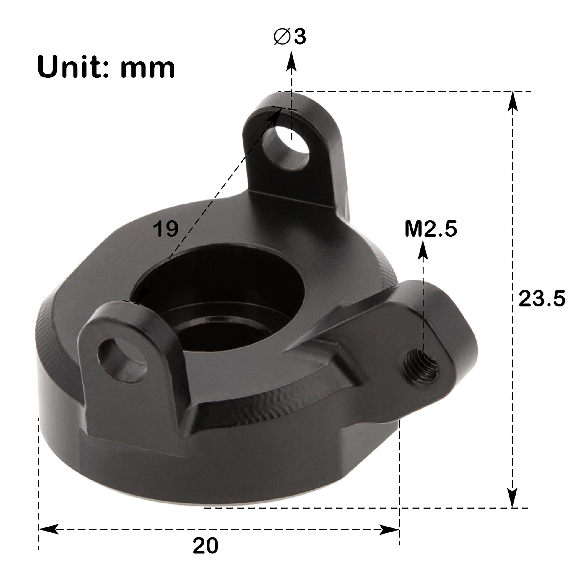 TRX4M Isokinetic Brass Steering Knuckles Size