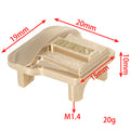 Brass Front Rear Axle Diff Cover Size for TRX4M