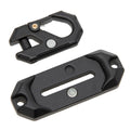 Black Metal Winch Hawse Fairlead for RC Crawler