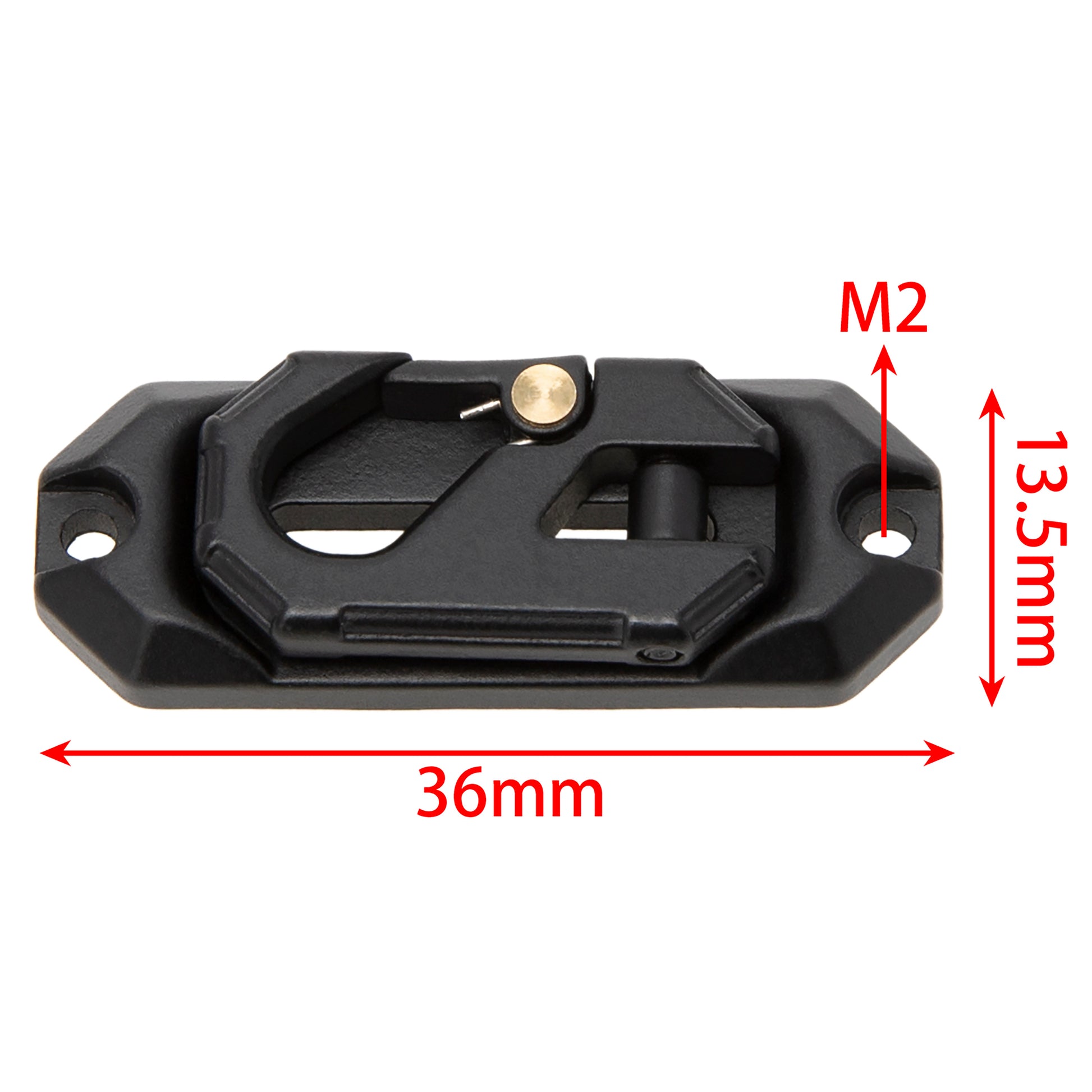 Black Metal Winch Hawse Fairlead for RC Crawler