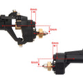 Plastic Nylon Front Rear Portal Axles size for SCX24