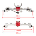 SCX10 Front and Rear Portal Axles size silver
