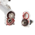 SCX10 Rear Portal Axle gear silver