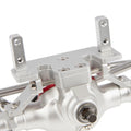 SCX10 Front Portal Axle servo mount silver