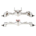 SCX10 Front and Rear Portal Axles silver