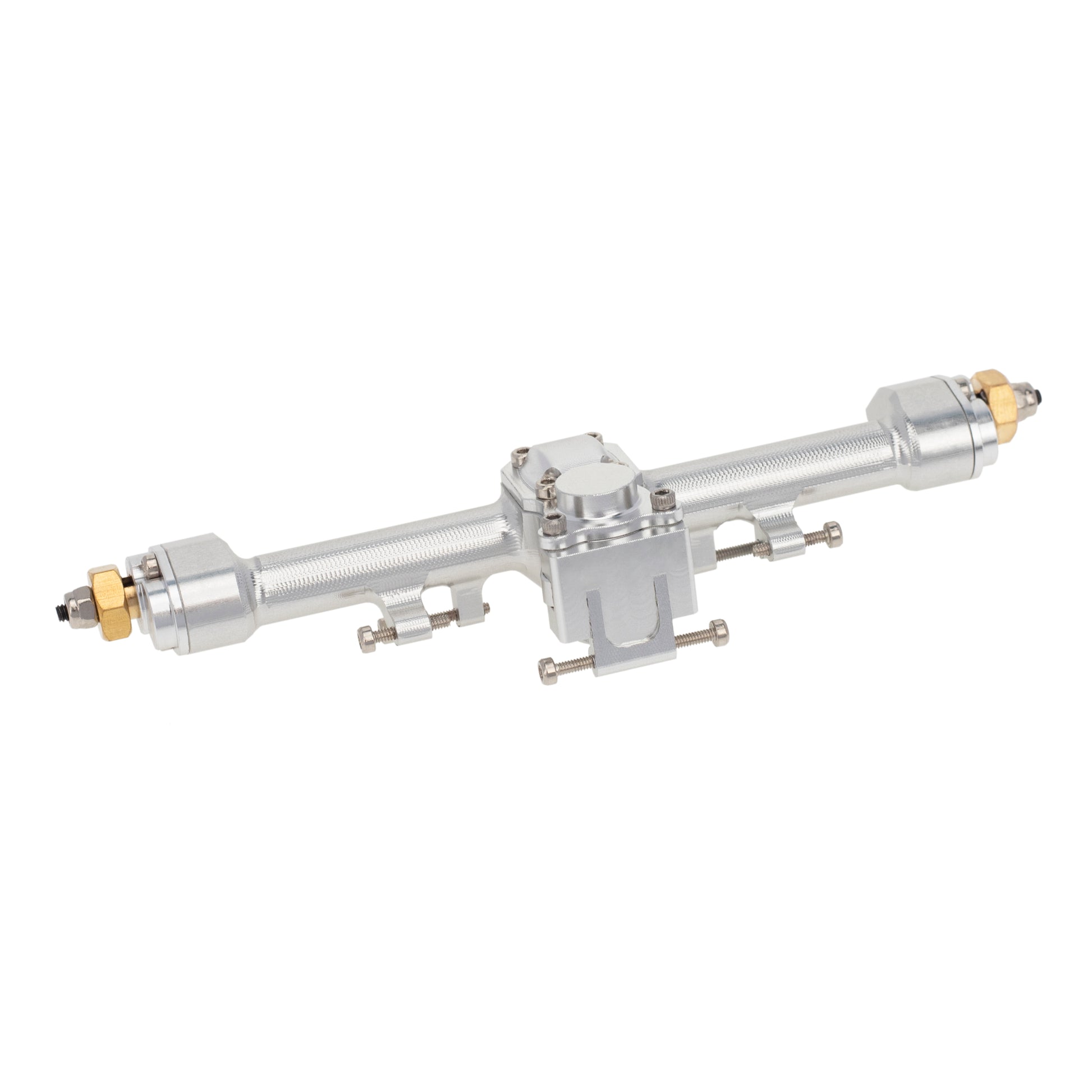 Silver SCX24 Aluminum Alloy Rear Portal Axle