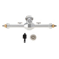 Silver Isokinetic 3-Section CVD Rear Axle for SCX24 