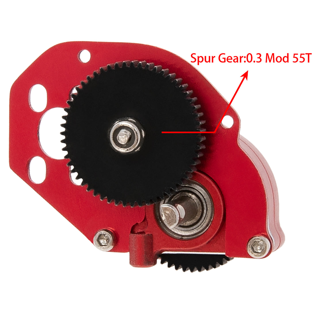 Red SCX24 Transmission Gearbox