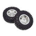 Meus Racing Aluminum Bead Lock Wheels/Rubber Tires for Axial SCX24