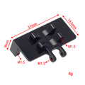 Meus Racing ES08MA II Servo Mount size for SCX24