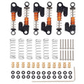 6pcs Orange Aluminum Shocks