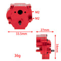 Red Aluminum Complete Transmission size For 1/18 TRX4M