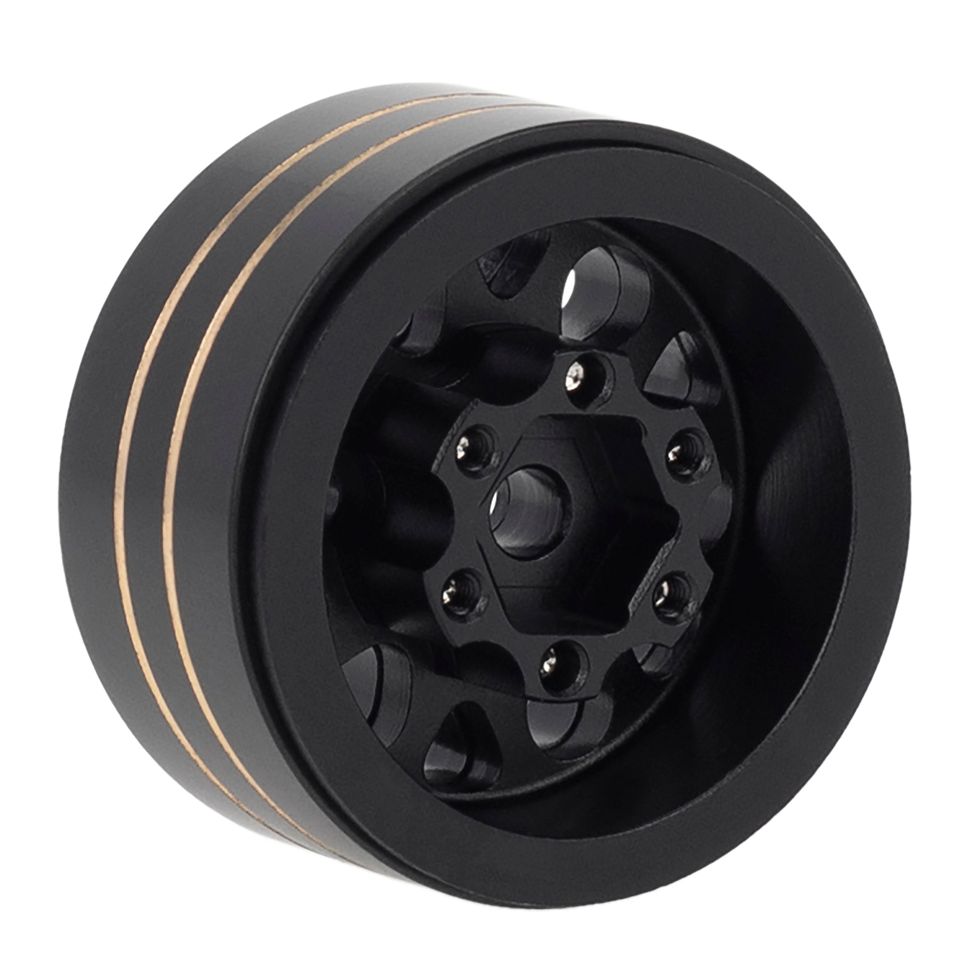 MEUS Racing 1.2-inch Beadlock Wheels Rim,Aluminum Negative Hub,4MM 42G for  TRX4M SCX24 FCX24 AX24 1/24 1/18 RC Crawler Car 62 * 24MM (Black Model C) :  : Toys & Games