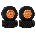 Type B Orange 1.2-inch RC Tires for TRX4M SCX24 FCX24