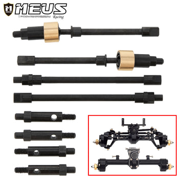 Metal CVD Dogbone Front Rear Axle Shaft Set for SCX24